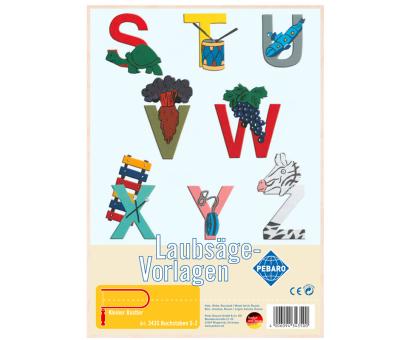 Fretsaw artwork Letters S-Z 