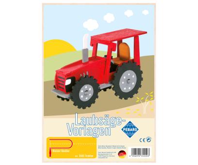 Laubsägevorlage "Traktor" 