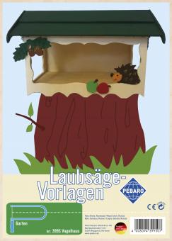 Laubsägevorlage "Vogelhaus" 
