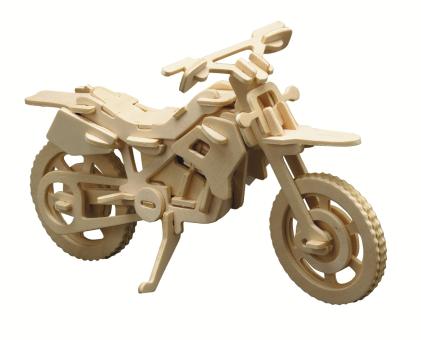 Holzbausatz Cross-Motorrad 