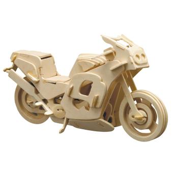 Holzbausatz Renn-Motorrad 