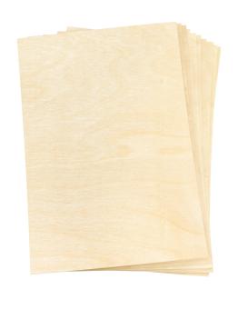 10 sheets of wooden paper for cutting 