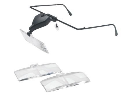 LED supporting glasses magnifier 