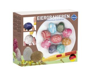 Egg engraving and decorating set 