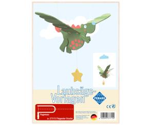 Laubsägevorlage "Fliegender Drache" 