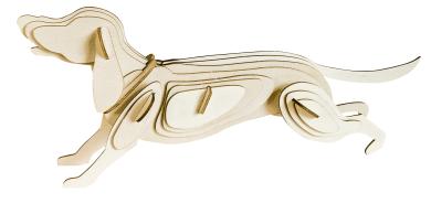 Woodconstruction Dog Lasercut 