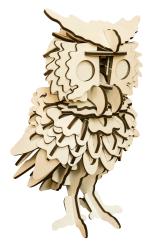 Wood construction Owl Lasercut 
