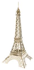Wood construction Eiffel Tower Lasercut 