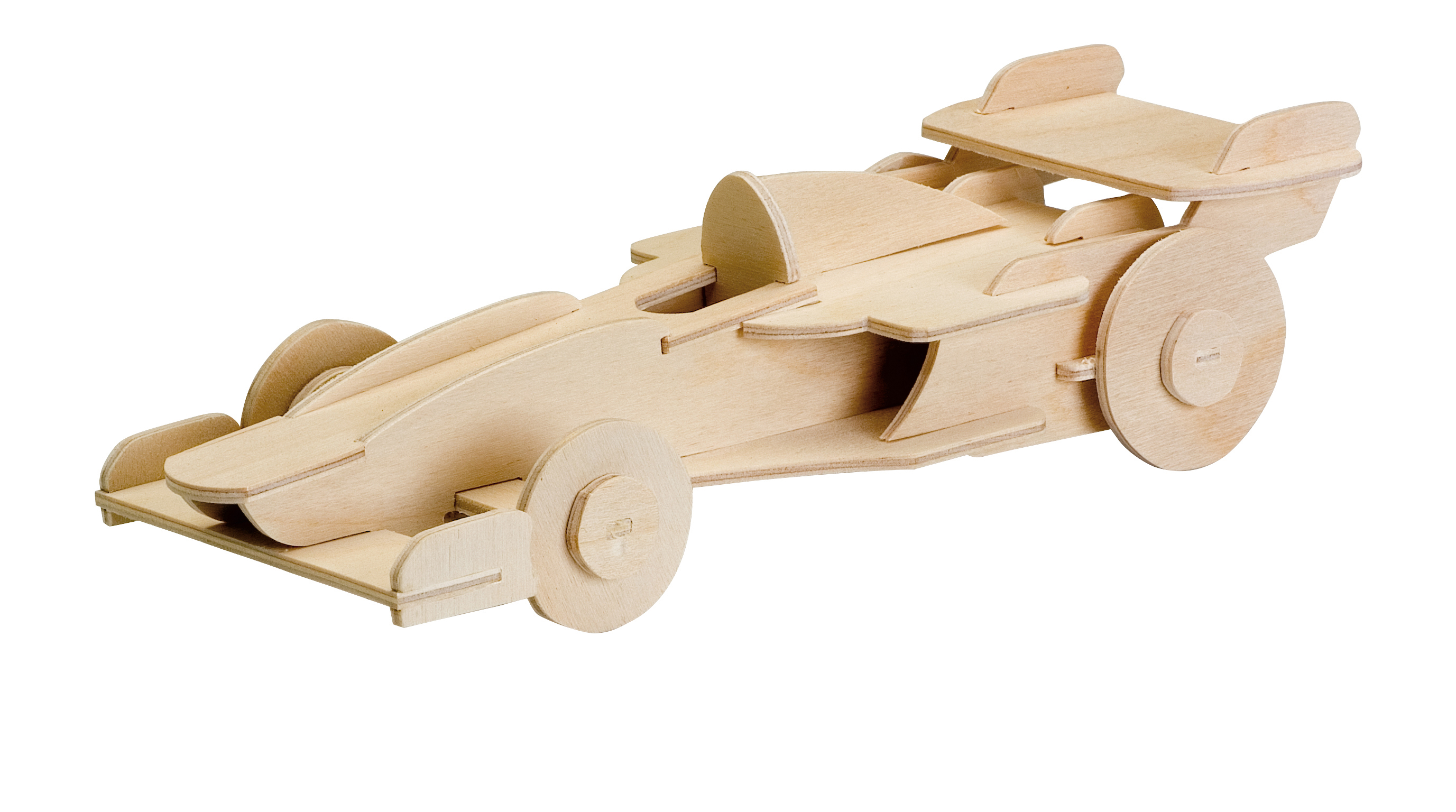 Kan niet vacuüm maïs Houten bouwpakket / 3D puzzel formule 1 raceauto kopen? | LTC Leiden